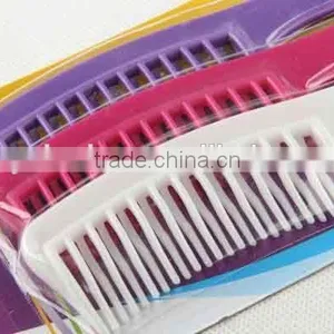 Staggered Comb With Hanging Hole/3PC Plastic Hair Brush thumbnail-3