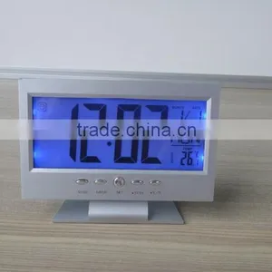 LCD Electronic Temperature Hygrometer With Alarm Clock thumbnail-6