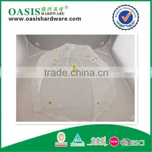 Hot Round Food Cover/2pcs Folding Cotton Food Cover Mesh Food Cover for Kitchen Food Protection thumbnail-1