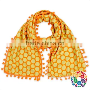 Wholesale Baby Scarf Halloween Orange Baby Soft Milk Silk Scarf thumbnail-1