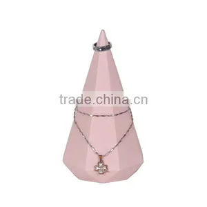 Fashion Diamond Subuliform Pink Jewelry Display Pendant Rack Holder for Wedding Gift thumbnail-1