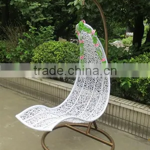 Hot Sale Indoor Outdoor Rattan Hanging Garden Swing Chair thumbnail-4