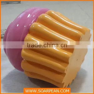 Custom Fiberglass Cup Cake Chair thumbnail-5