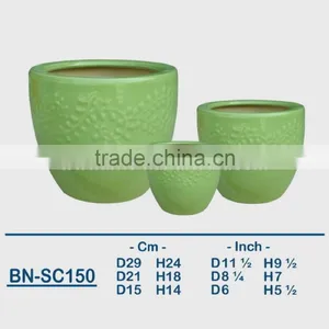 Vietnamese Ceramic Glazed Indoor Pot/ Indoor Planter BN-SC150 thumbnail-1