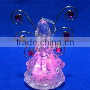 LED Lighted Butterfly Wings Acrylic Angel Xmas Decoration thumbnail-6
