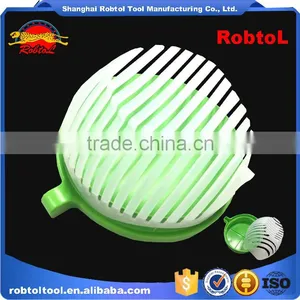 Salad Maker Vegetable Cutting Bowl Strainer Fruit Cutter Slicer Chopper Kitchen Tool PE Base PP Cover thumbnail-2