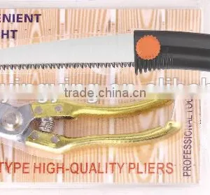 Gold Nimitation Plating Hand Tool Set/pruner Scissors/pruning Shears Trees/garden Tools thumbnail-1