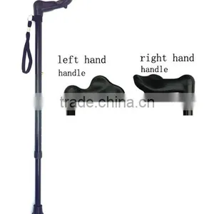 Walking Stick Hiking Walking Trekking Trail Ultralight 4-section Adjustable Canes Aluminum Alloy Folding Cane Walking Sticks thumbnail-6