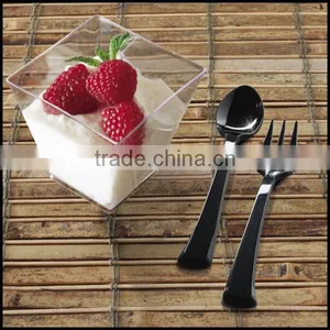 Petite Mini Tasting Spoons Disposable Cutlery 4" Plastic Flatware Dessert Spoons,custom Plastic Spoons Manfuacturer thumbnail-2