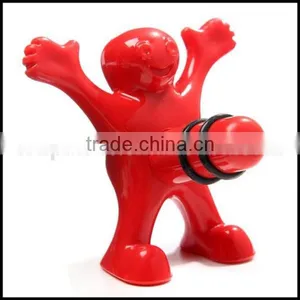 Funny Plastic Cheap Wine Bottle Stopper Manufacturer/For Adult Red Wine Bottle Stoppers Wholesale/Wholesale Plastic Wine Stopper thumbnail-1