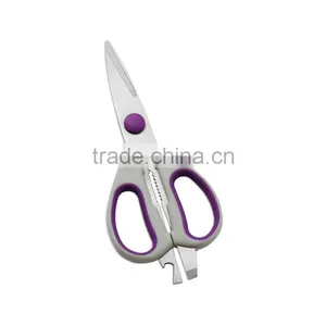 B2219 Comfortable Handle Stainless Steel Kitchen Scissors With PP+TPR Handle thumbnail-4
