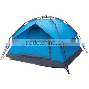 Automatic Style Outdoor Camping Double Layer 3-4 Person Family Water Proof Tent thumbnail-2