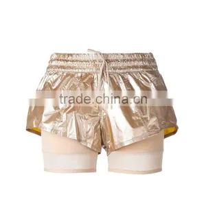 Hot Sale Women Fashion Layered Fitness Shorts for Active Sportwear Ladies Clothing Shorts Pants Wholesale Custom Design thumbnail-1