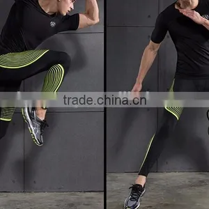 Top Sale Fitness Yoga Pants Running Absorbent Sweat Was Thin Tight Net Yarn Yoga Pants thumbnail-5