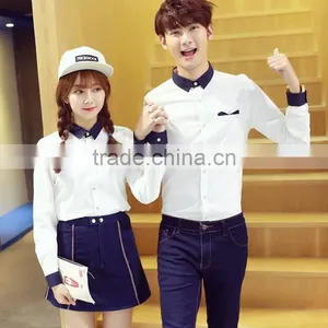 Korean High School Uniform White Shirt thumbnail-5