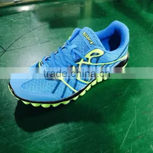 Good Quality Men Genuine Leather Running Shoes Sport Brands, Men Sport Shoes Brand Made in China Jinjiang Factory thumbnail-1