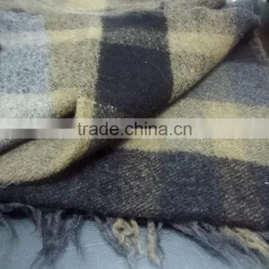 Rainbow Colors Printed Wholesale Silk and Wool Shawl,Factory Direct Shawla and Stoles thumbnail-5