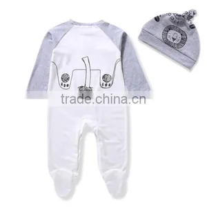2017 New Fashion Wholesale Newborn Summer Baby Clothes Sleepwear Cotton Family Christmas Cheap Kids Children Pajamas thumbnail-6