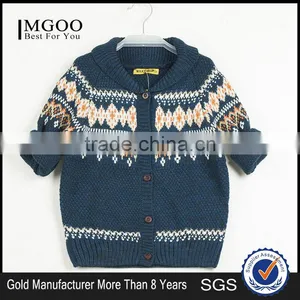 Spring Winter Little Grils Sweater Kids Knitted Sweater With Button Children Knit Pullover Sweaters thumbnail-1