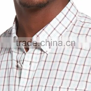 Cotton-blend Plaid New Style Fashion Men's Casual Shirt in Stock Lot thumbnail-4