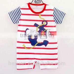 Baby Jumpsuit Print Cartoon Animal Summer Short Sleeve Romper Set thumbnail-2
