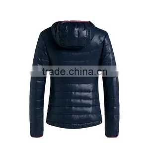 OEM Fashion Ultra Light Nylon Down Jackets/women Slim Fit Women Light Down Jacket For Outdoor and Indoor thumbnail-5