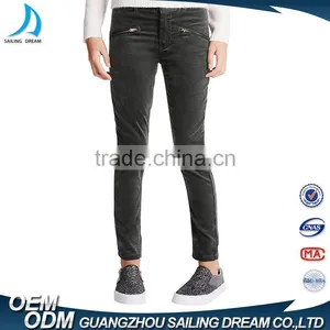 OEM Custom Made New Disign Baby Girls Jeans Pure Denim Skinny Zipper Kid Jean thumbnail-2