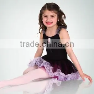 2014-lovely Kid School Class Leotard Dance Skirt --girls' Ballet Leotard Wear---child&adults Ballet Dance Tutu Costume thumbnail-1
