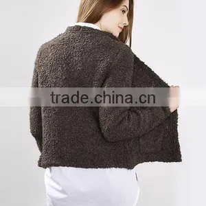 2017 Latest European Style Ladies Handmade Knitting Sweater Cardigan for Wholesale thumbnail-4
