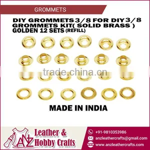 3/8 " Size Round Shape Metal Grommets/Brass Grommets at Low Market Price thumbnail-1