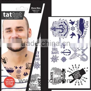 Adult Mono Temporary Tattoo Water Transfer Printing Sticker thumbnail-1