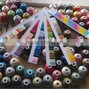 High Quality Polyester and Rayon Reflective Sewing Thread With All Colors thumbnail-1