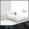 Contempory Leather Bed, Genuine Leather Bed, Leather Bed With Crystals thumbnail-1
