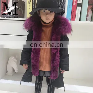 Newest Baby Products China Suppliers Child Genuine Rabbit Fur Kids Winter Clothes thumbnail-1
