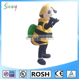 OEM Design Lovely Inflatable Bee Fur Costume for Advertising thumbnail-3
