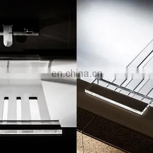 Acrylic Bath Tub Caddy Bathtub Caddy Tray With Ipad Storage Holder thumbnail-4