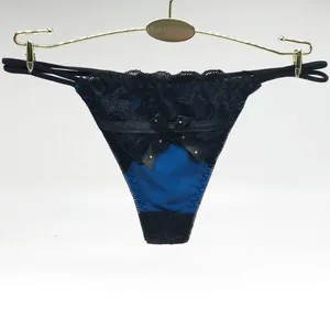 Yun Meng Ni Sexy Underwear Hot Sale Grils G-String Elasticity Nylon Thongs For Women thumbnail-2