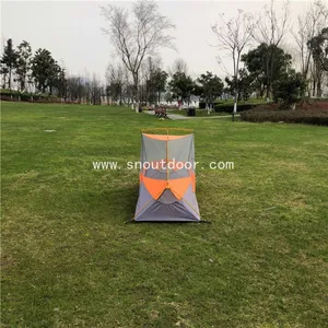 Orange Color Lightweight 1 Man Tent Backpacking Camping 3 Season Tents thumbnail-1