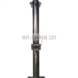 6m Steel Tripod Manual Telescopic Mast for CCTV Camera thumbnail-4