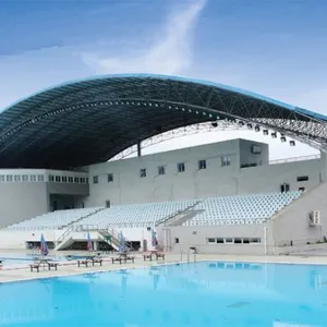 Q345b Steel Steel Structure Glass Canopy Space Frame Structure thumbnail-2