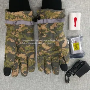 Camo Safety Heated Gloves thumbnail-1