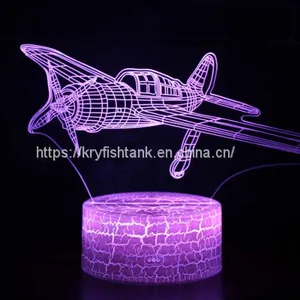 Cool Hat Shape 3D Led Light Lamps Wholesales thumbnail-5