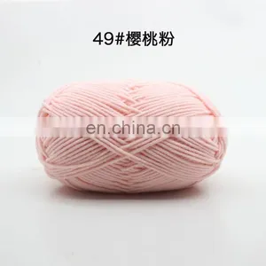 Soft Milk Crochet Cotton Knitting Yarn Baby Yarn Knitting Wool Thick Yarn thumbnail-5