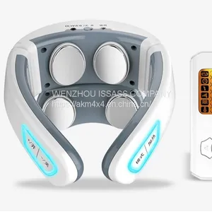 20203D Neck Massager Remote 2 Level Infrared Heating Pain Neck Care Massager thumbnail-2