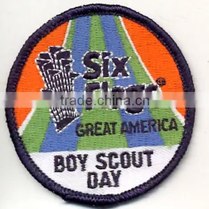 Hot Border Woven Badge Embroidery Badge thumbnail-1