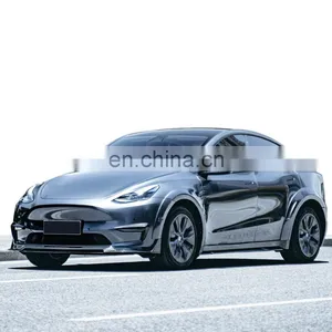 Car Accessories for Tesla Mdoel y Front Lip Side Skirt Wide Fender Flares Rear Diffuser Spoiler Wide Bodykits thumbnail-3