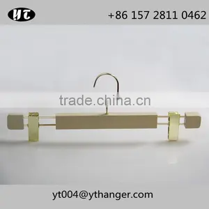 High End Lady Custom Wooden Hanger and Pants Hanger thumbnail-3