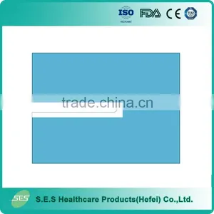 Surgery Use Disposable Impervious U Split Drape With Adhesive thumbnail-1