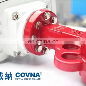 Aluminum Alloy COVNA DN50 1 Inch Motorized Electric KITZ Butterfly Valve Control Valve Mini Butterfly Valve thumbnail-5