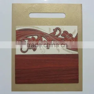 2016 Party Supply Luxury Chocolate Wooden Wedding Card Invitation thumbnail-5